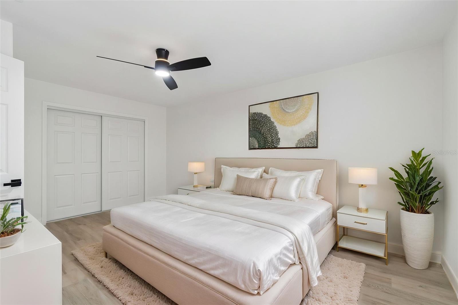 Virtual Staged 2nd Bedroom