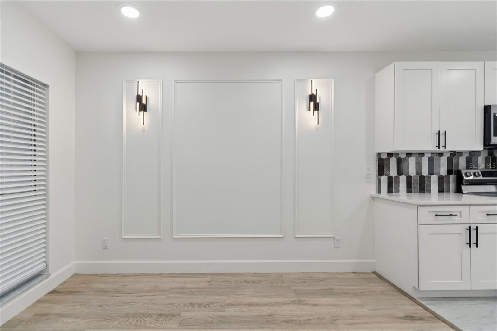 Accent Wall In The Dining Room