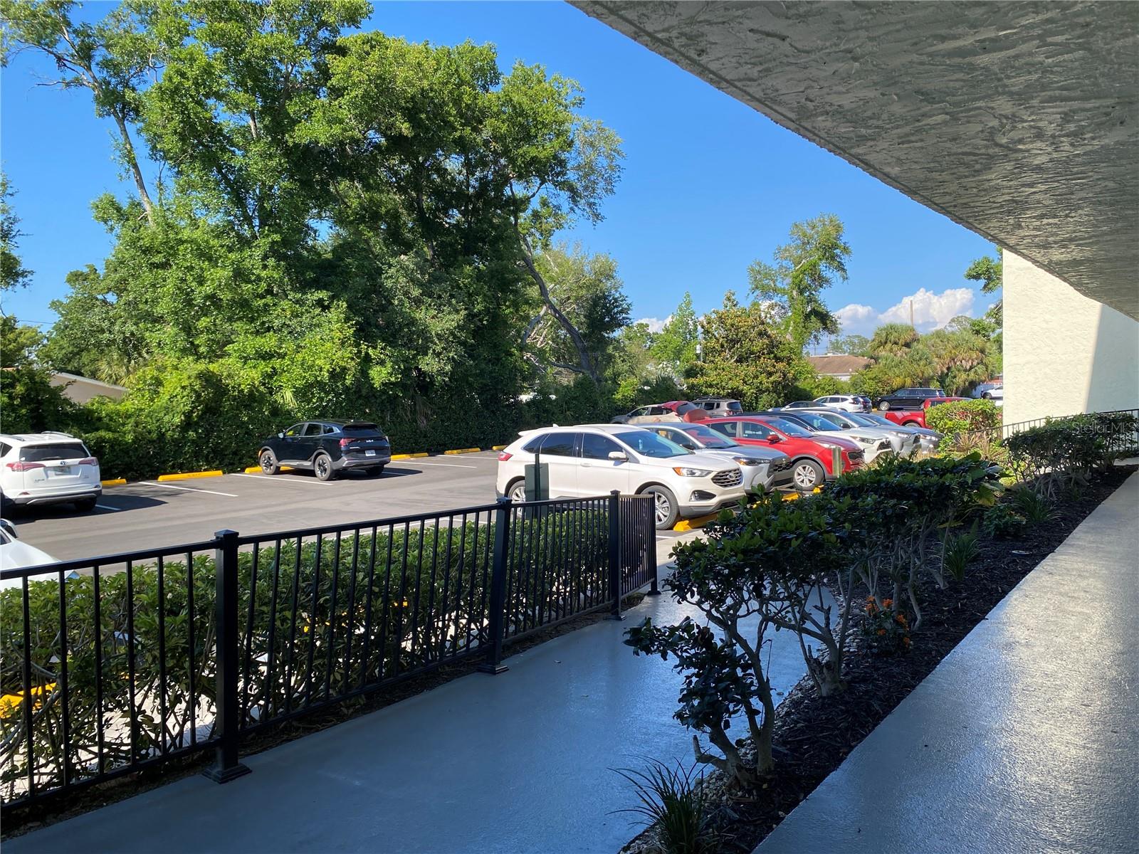 Looking from condo