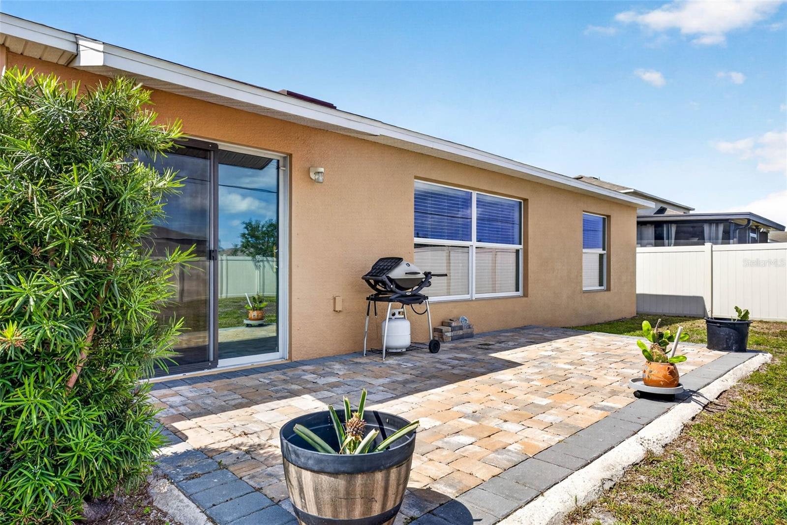 Lovely pavered patio