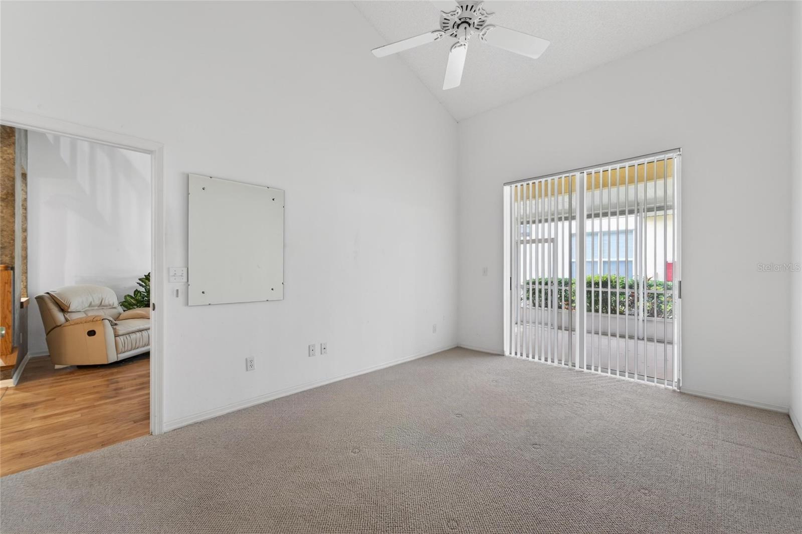 Master Bedroom - sliding doors