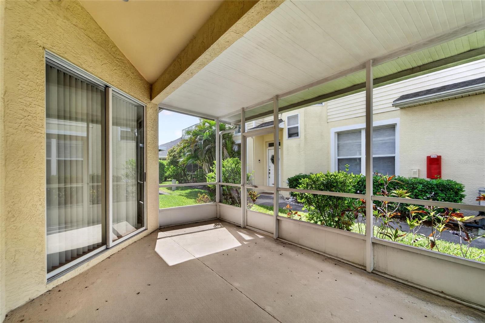 Screen in Lanai of Master Bedroom and Livingroom