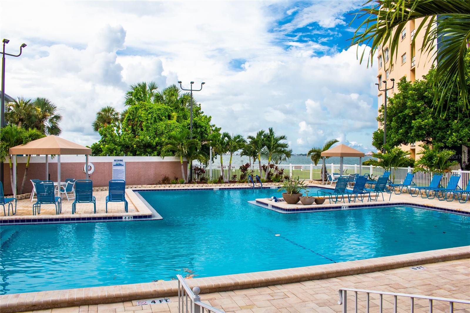 Main Pool Located At Town Shores Clubhouse.