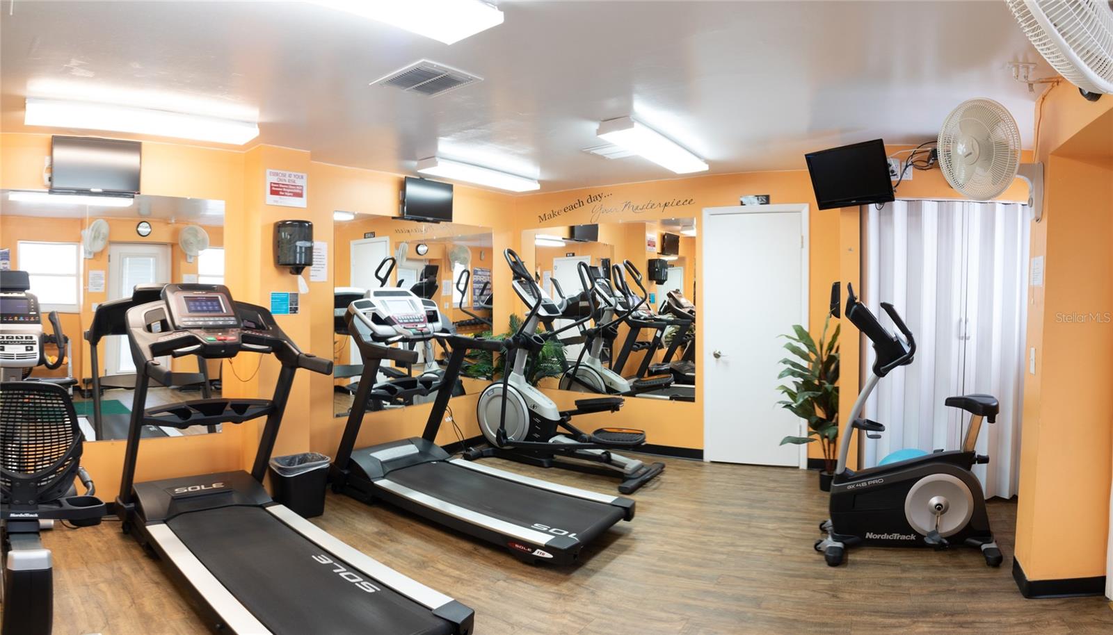 Town Shores Fitness Room in Clubhouse.
