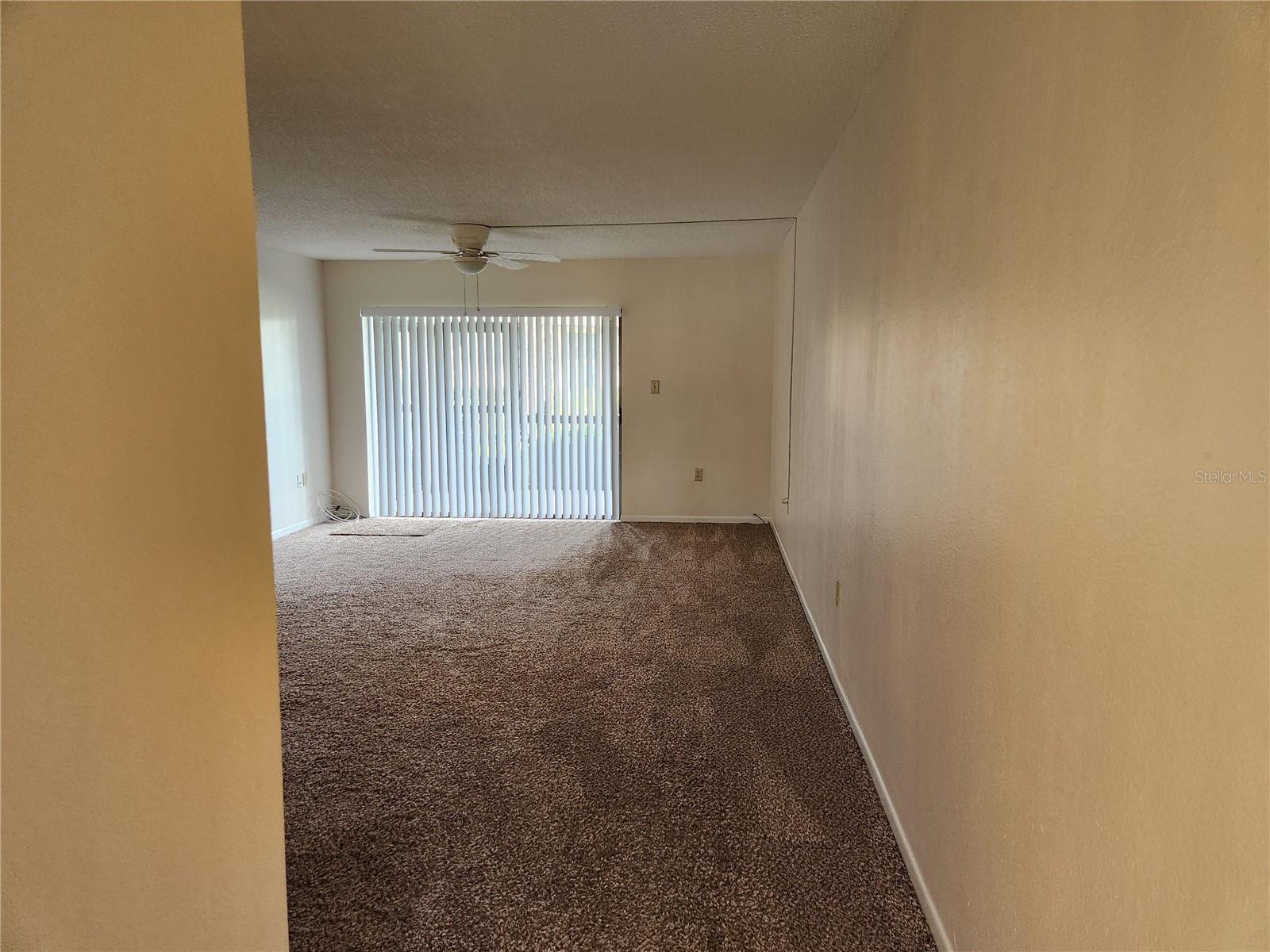 View of Living Room from Foyer.