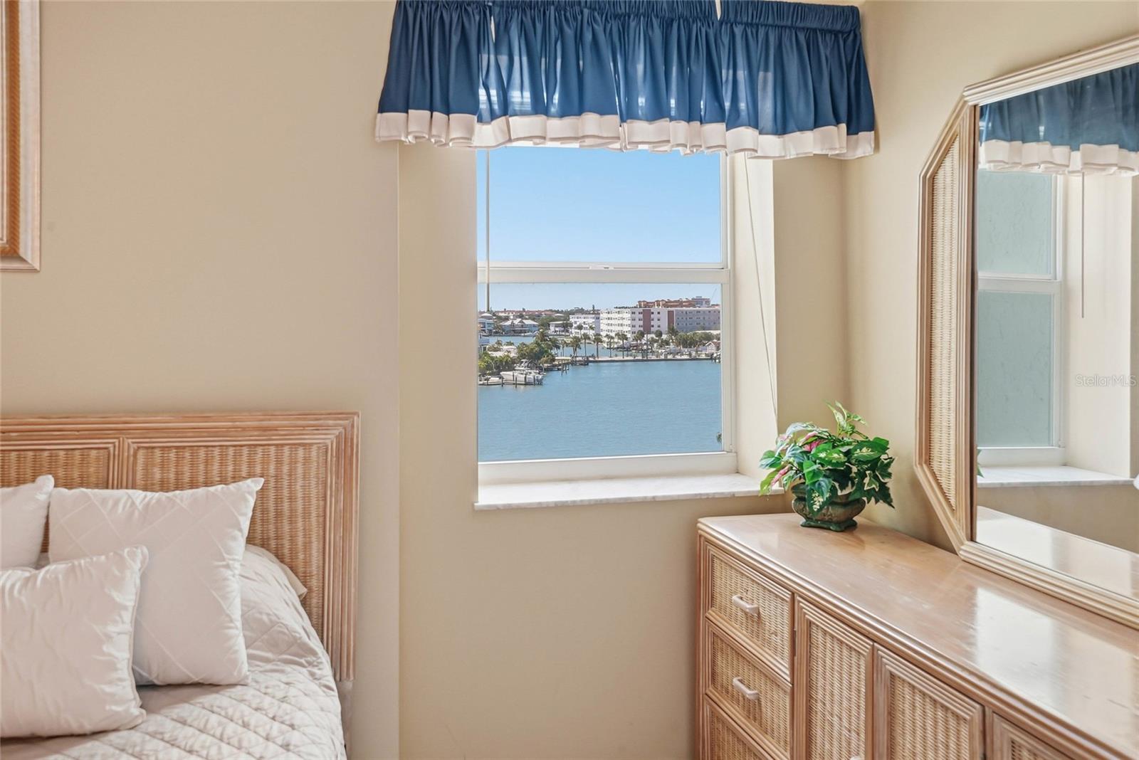 Water view from second bedroom.