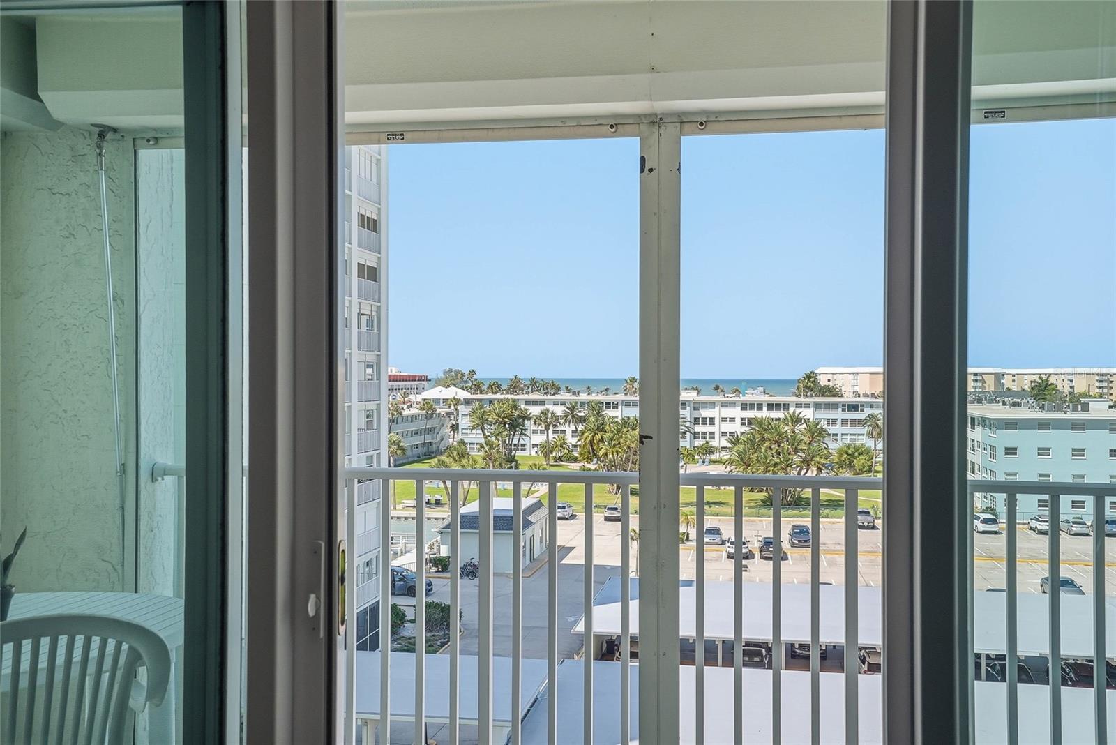 Walk out to the balcony and enjoy the waterfront views.