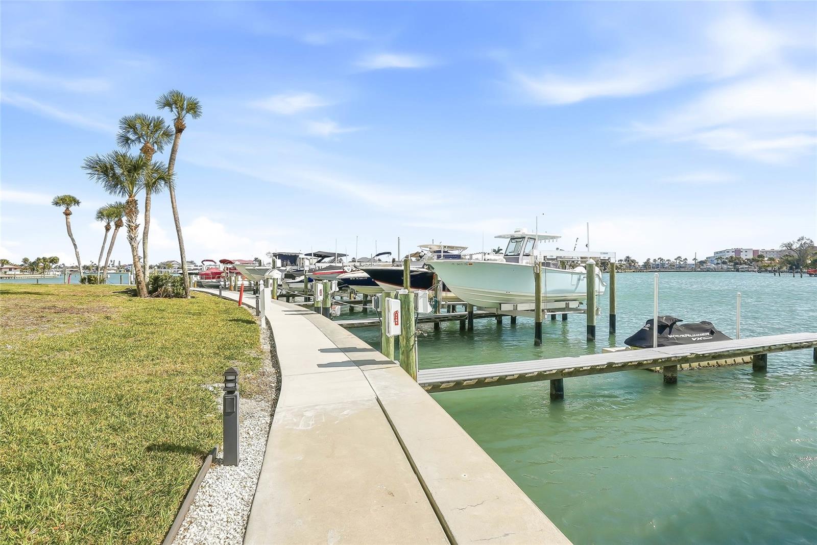 Walk the Marina. Inquire about the boat slips.