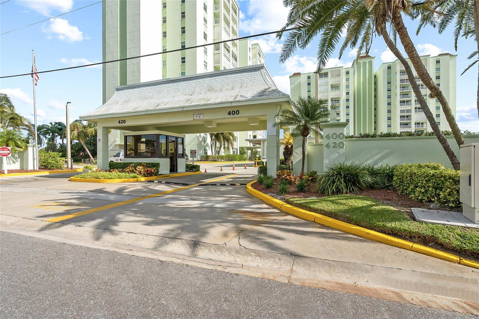 Entrance to Three Palms Pointe- Guarded Gate