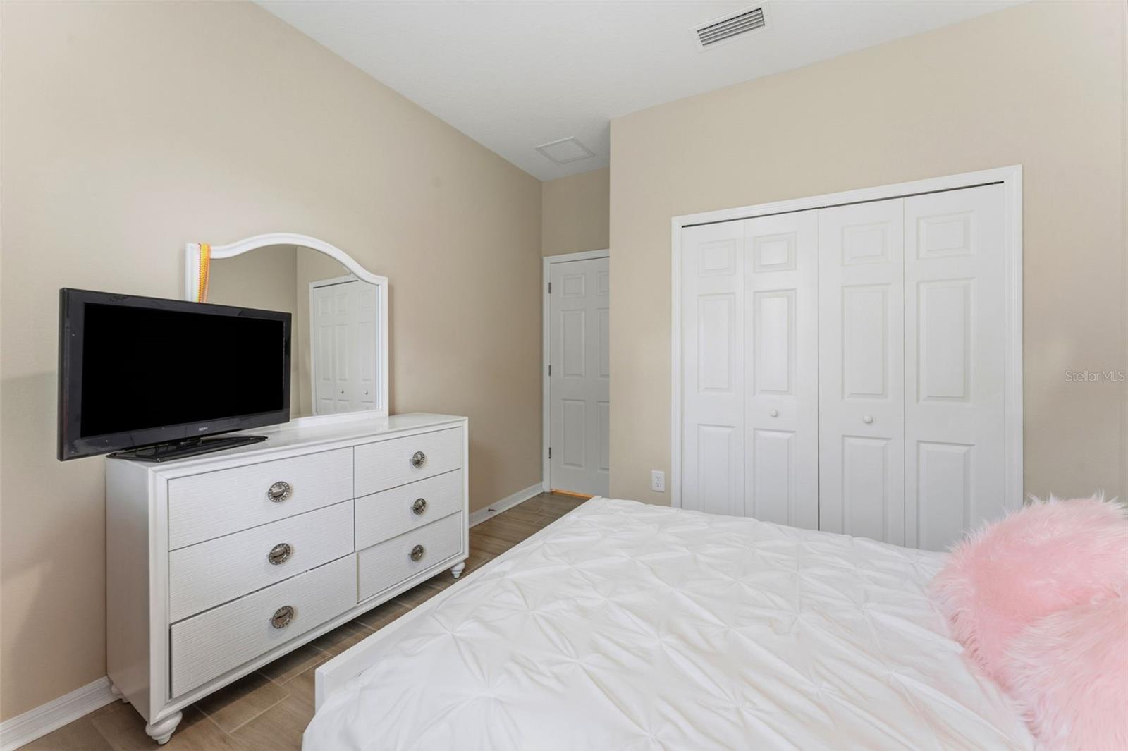 Bedroom #2 with Built in Closet