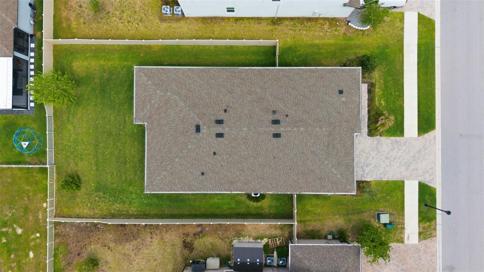 Top View of Property