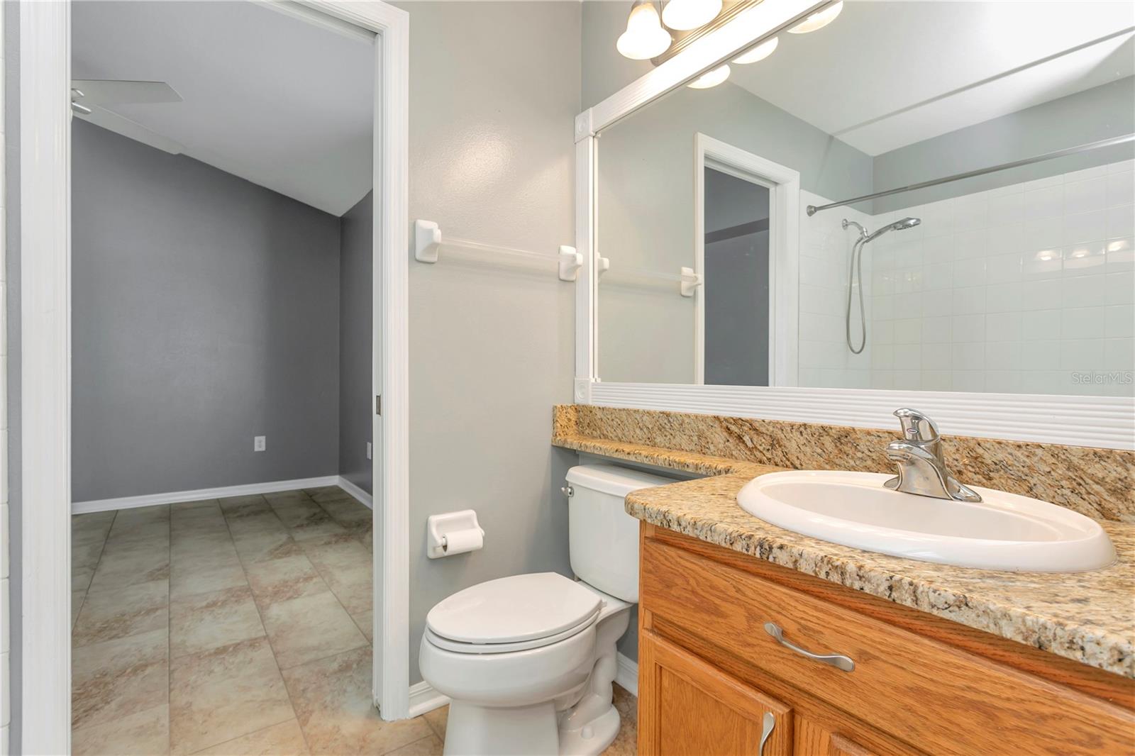 Jack and Jill Bathroom between Guest room 2 and 3