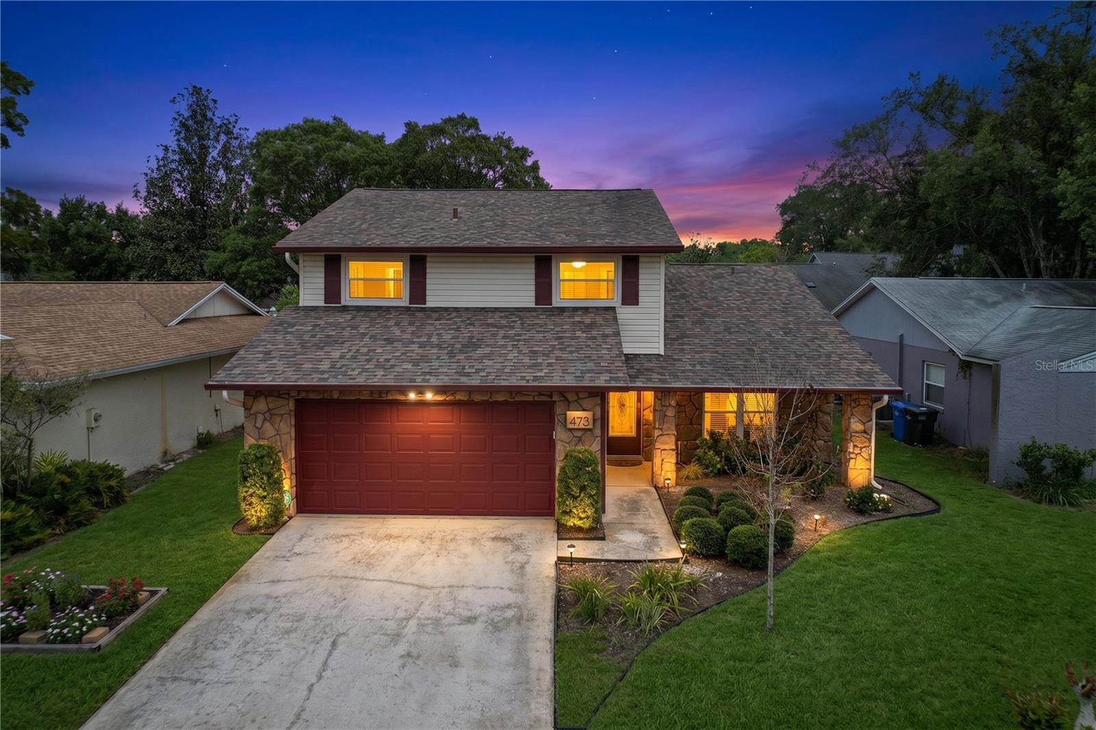 Enhanced yard due to drought