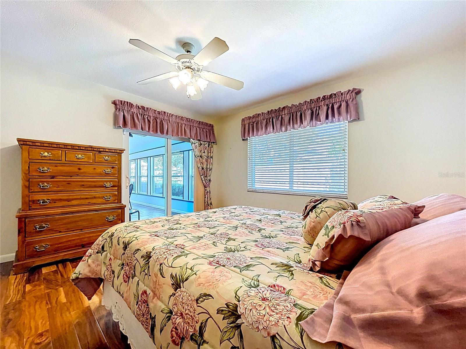 Sliding doors to Florida Room