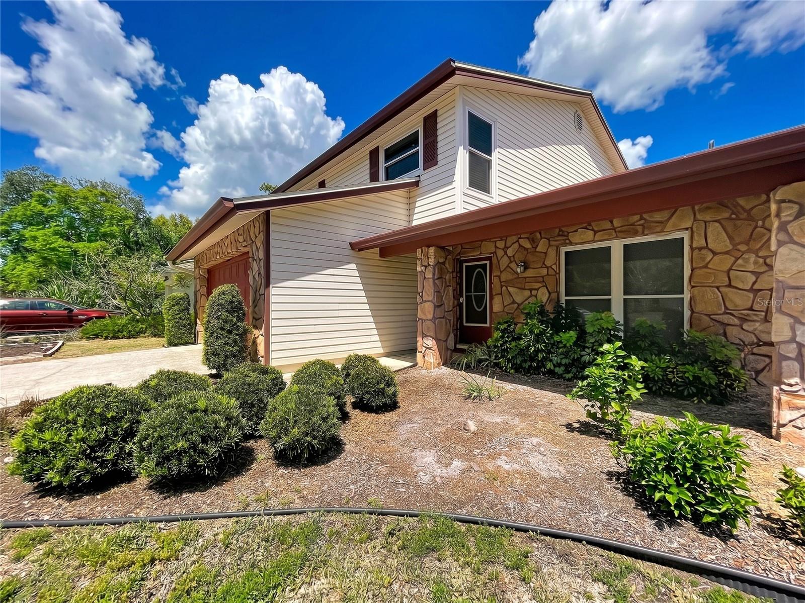 Planting area for curb appeal