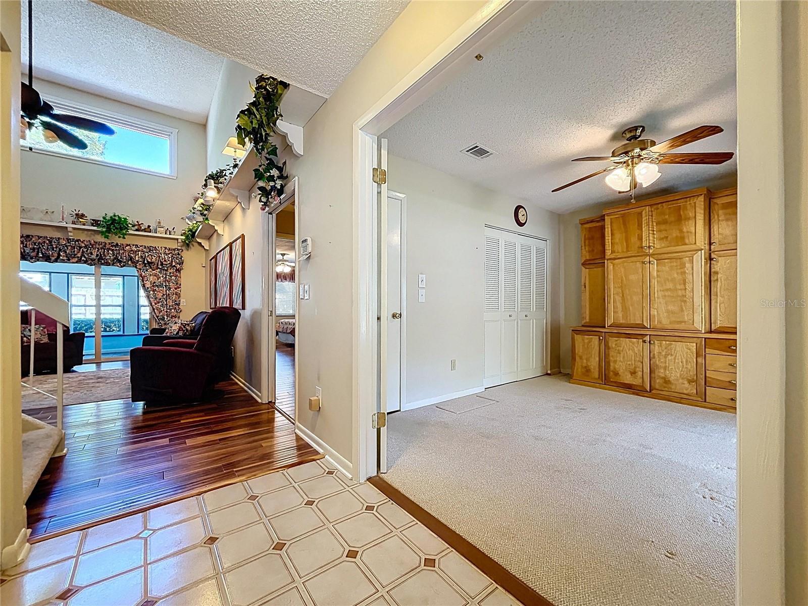 Foyer leads to Living Room