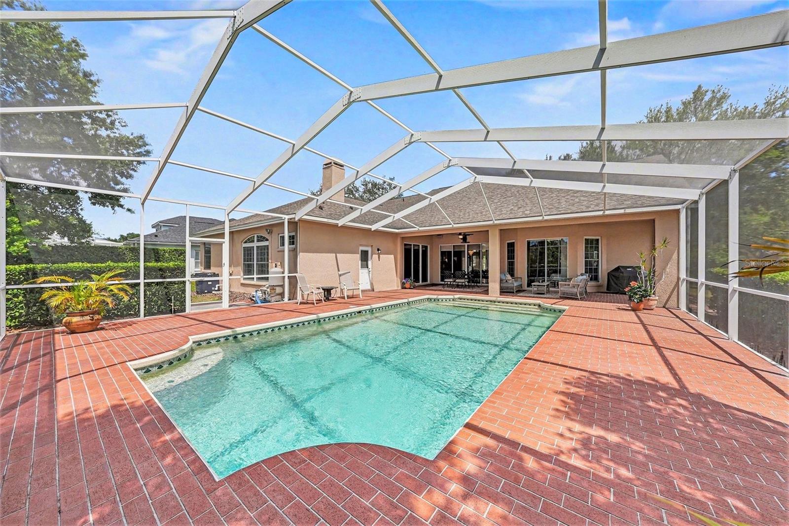 Inviting heated pool