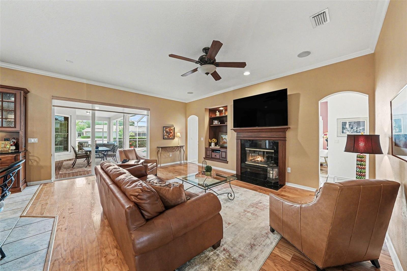 Family Room opens to the covered lanai
