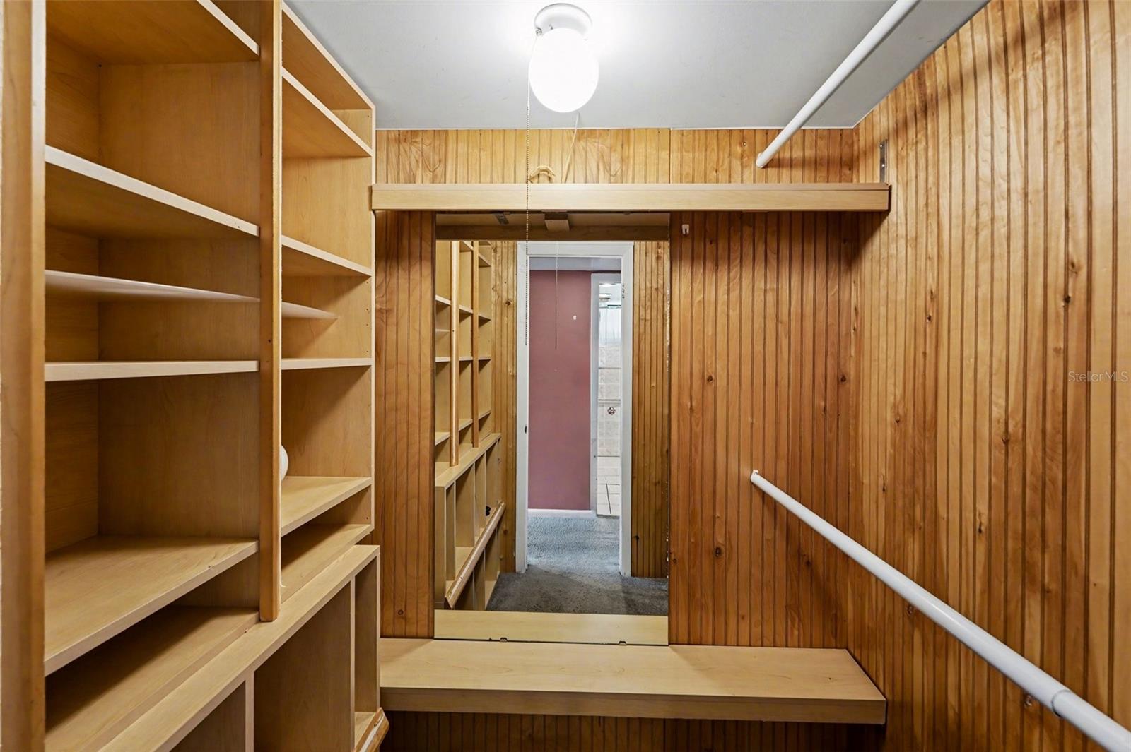 Walk-In Closet in Master Bedroom