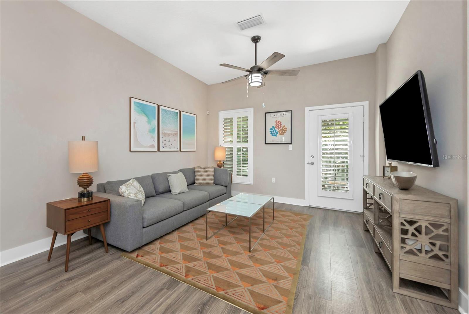 Family room with French door to your lanai.