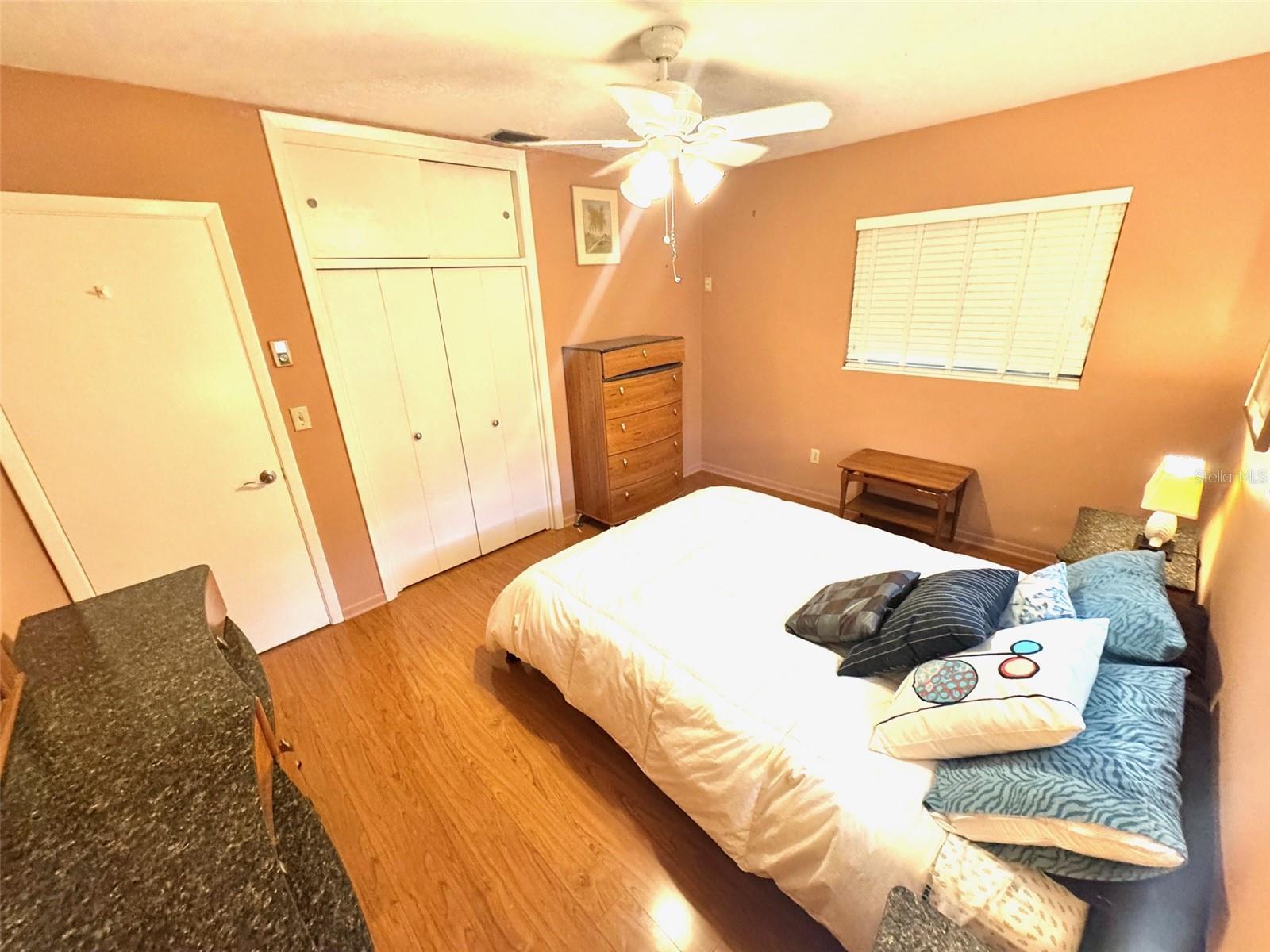 Furnished primary bedroom