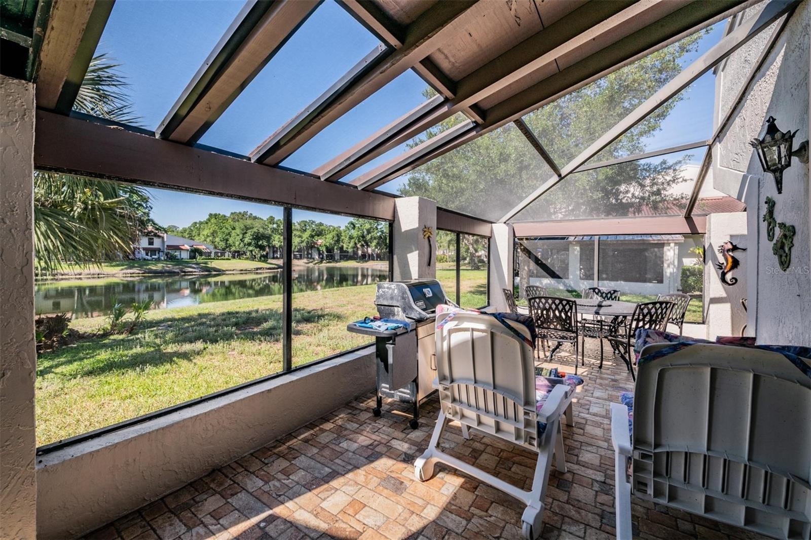 Screened patio