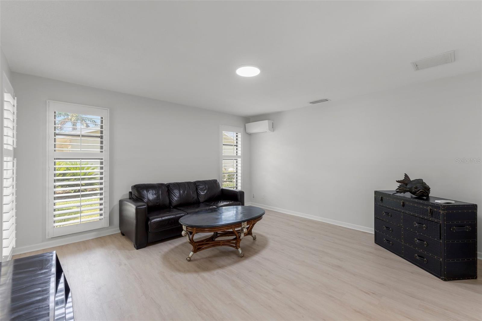 3RD BEDROOM WITH BUILT IN CLOSET AND LOTS OF LIGHT AND STORAGE, MINI  SPLIT A/C