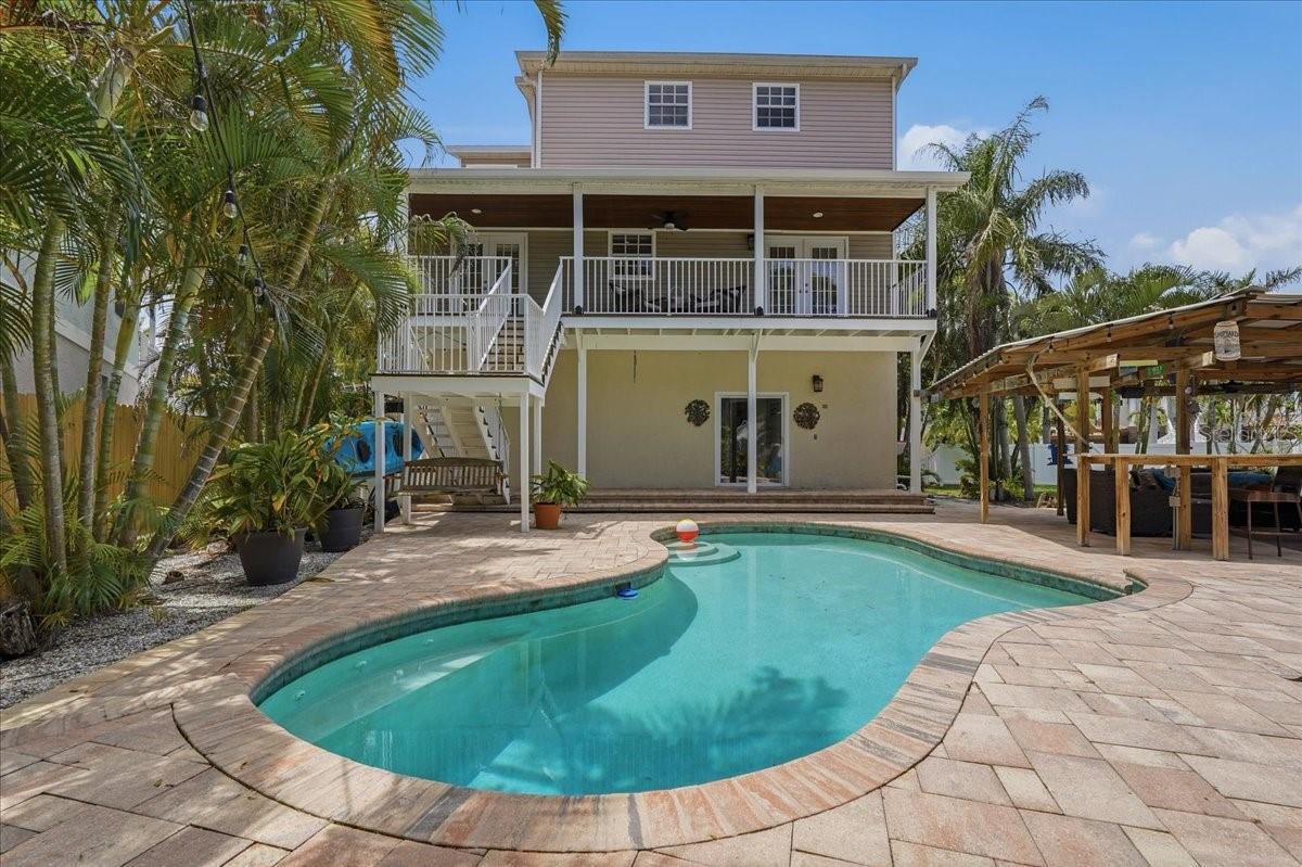 BRICK PAVERS ALL AROUND YOUR BACKYARD OASIS!