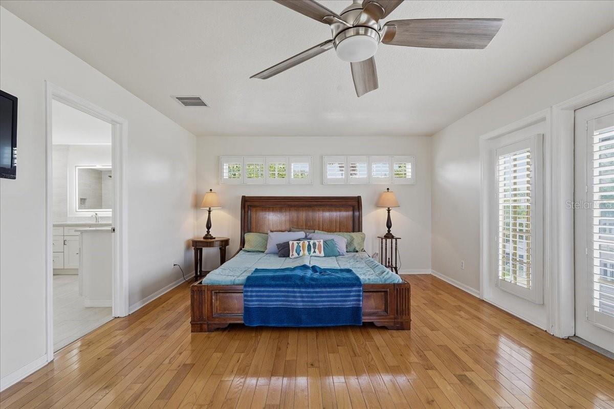 PRIMARY SUITE WITH PRIVATE BALCONY AND WATER VIEWS!