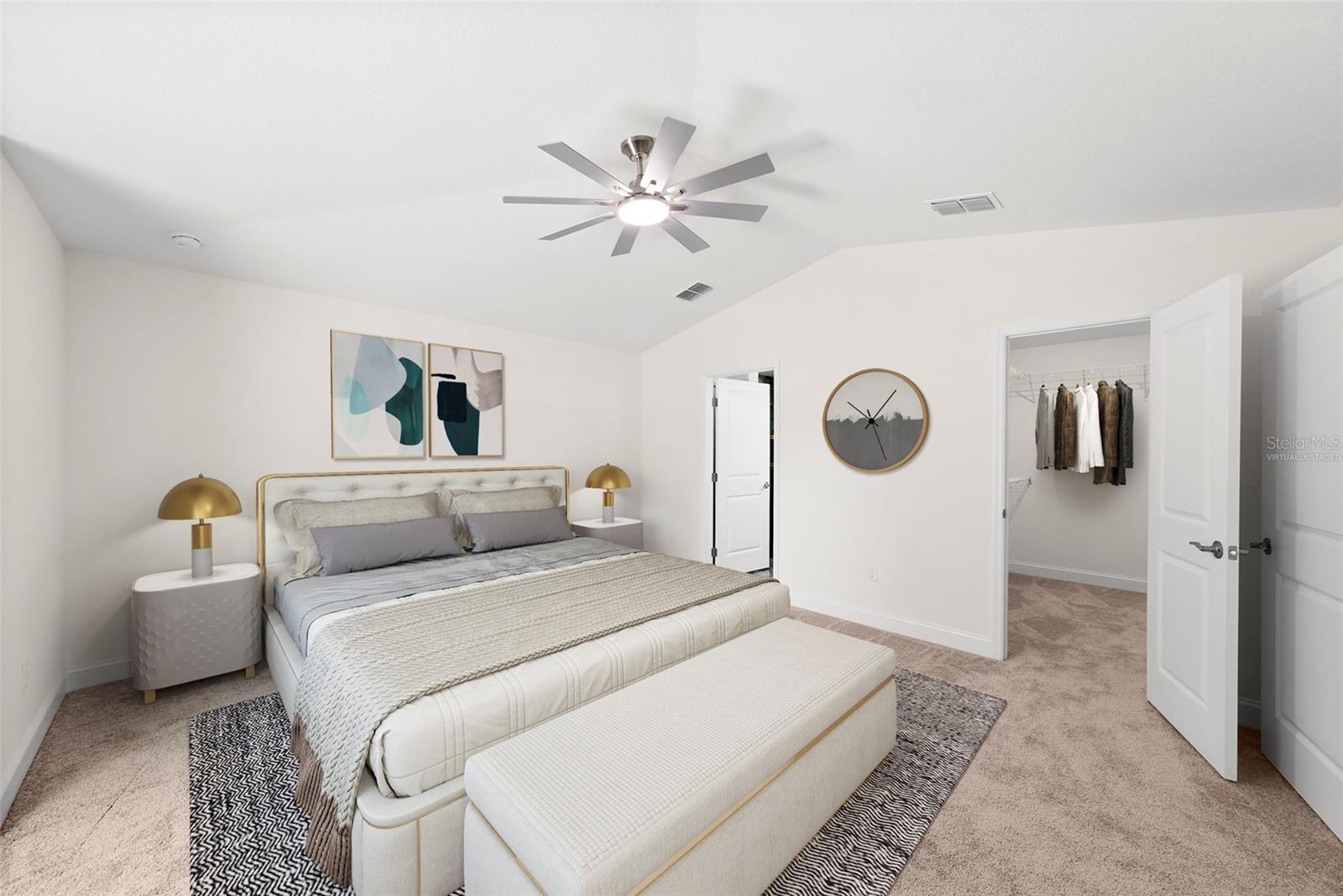 Virtually Staged - Primary Bedroom