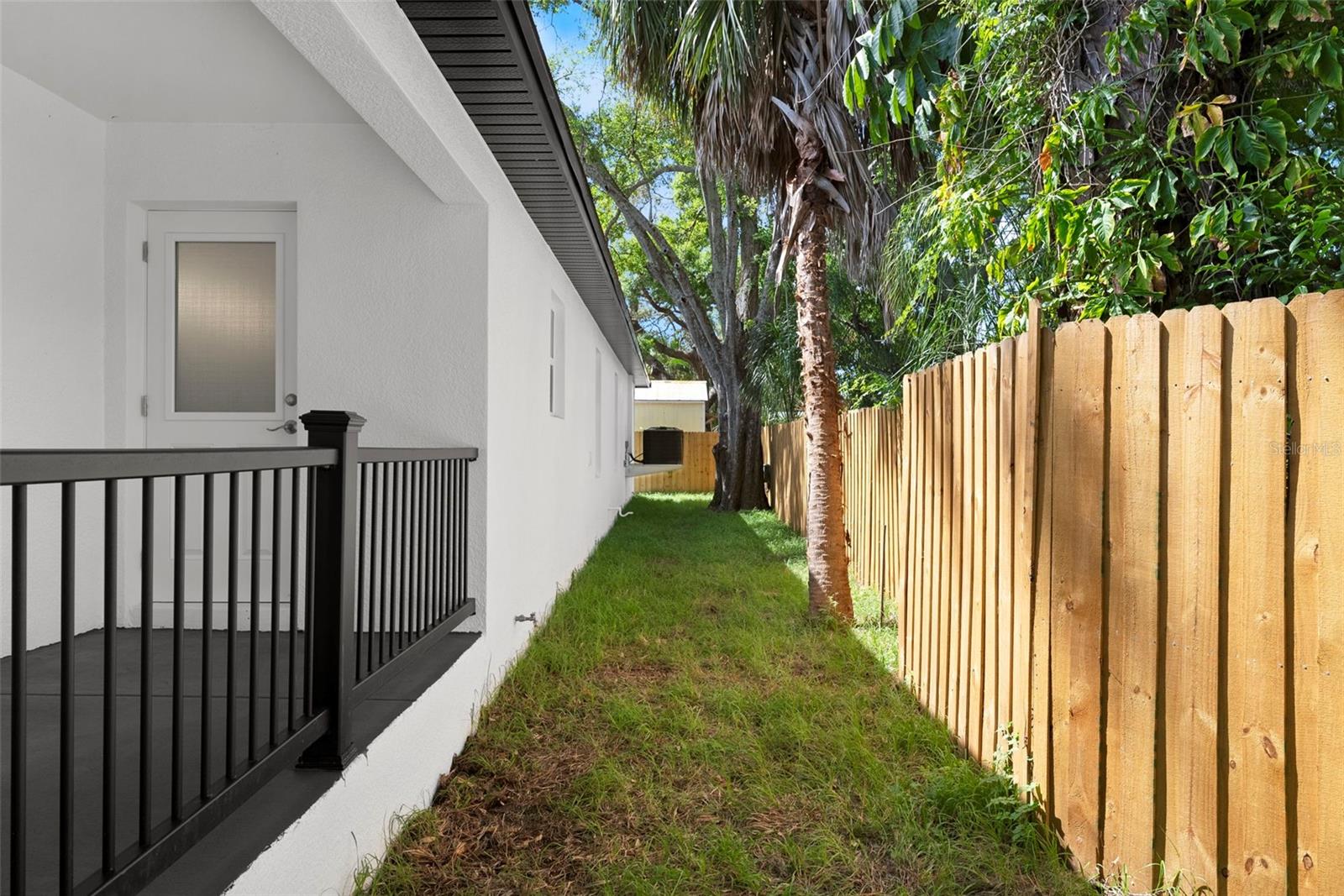 Fenced Backyard & Rear Porch