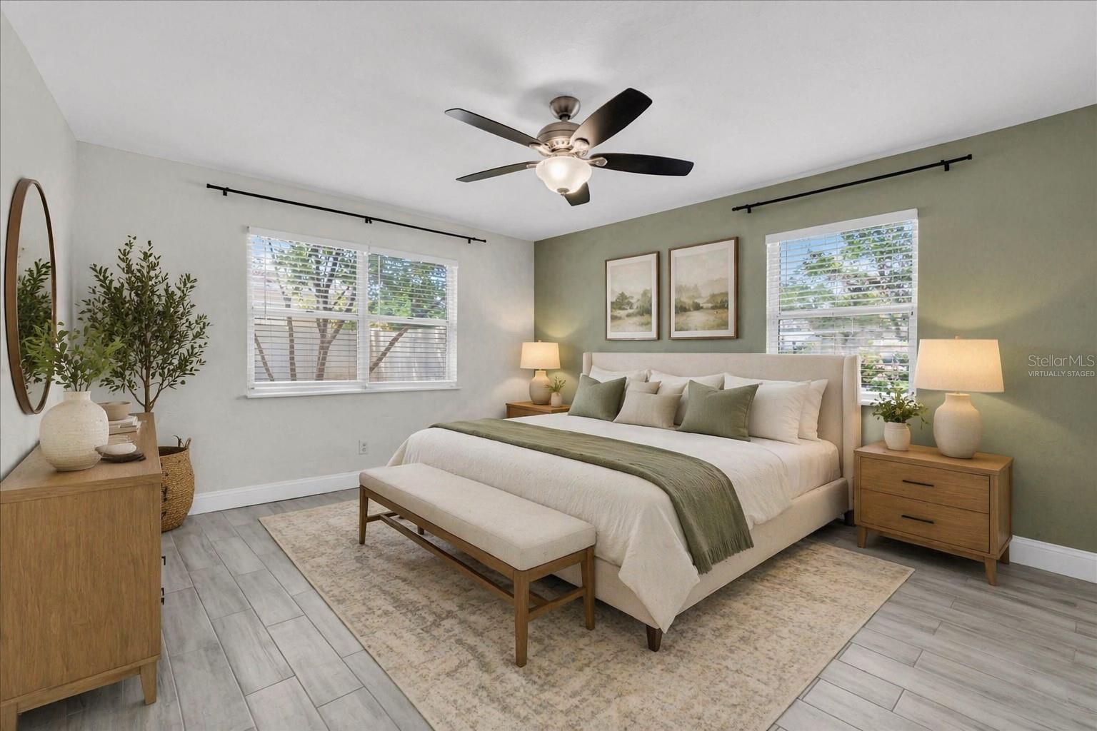 Primary Bedroom - Virtually Staged