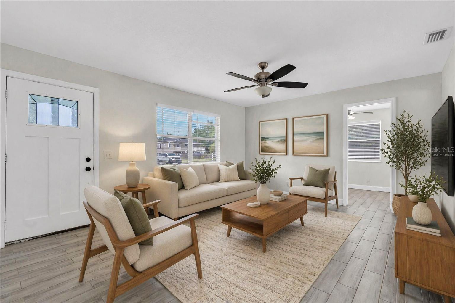 Living Room - Virtually Staged