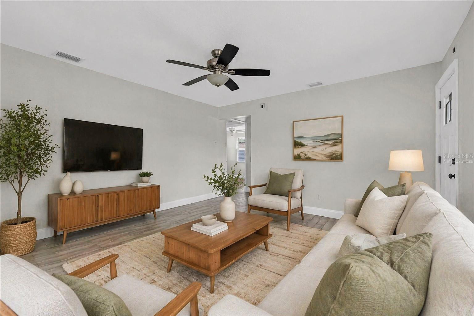 Living Room - Virtually Staged