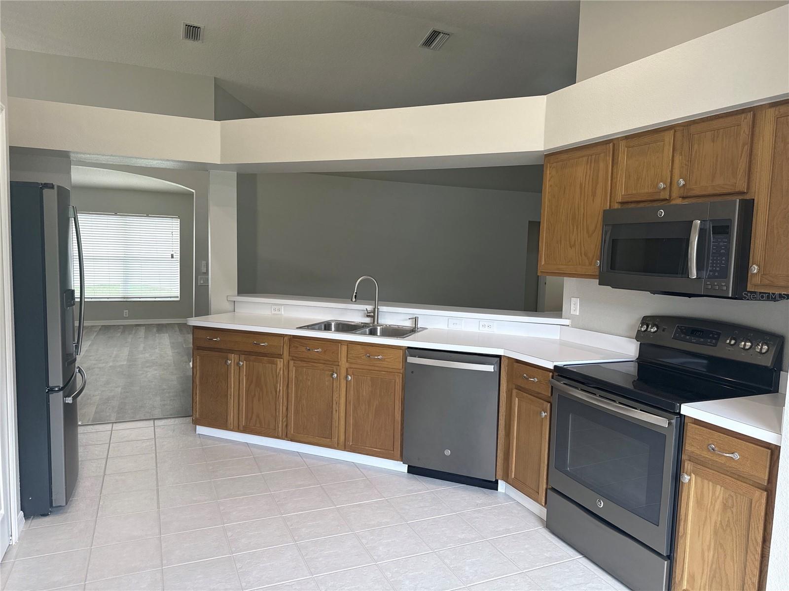 matte stainless appliances