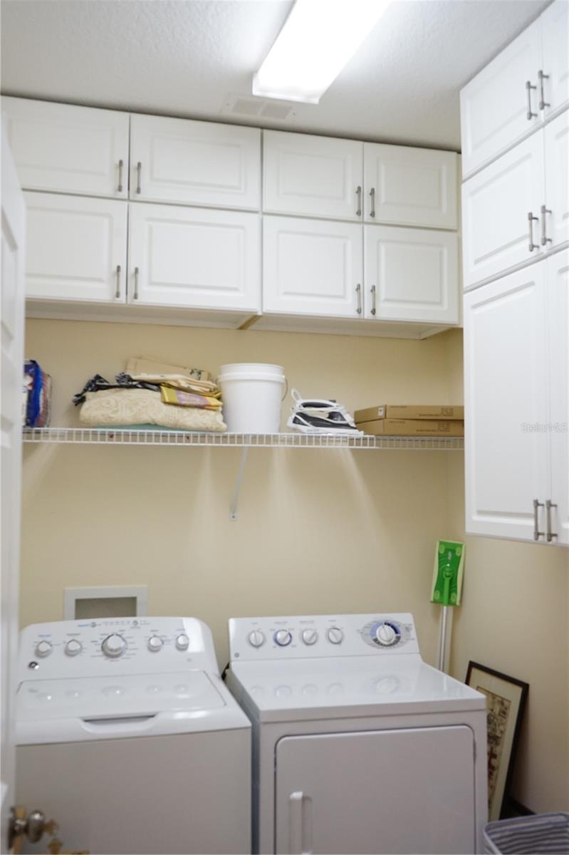laundry room next to kitchen