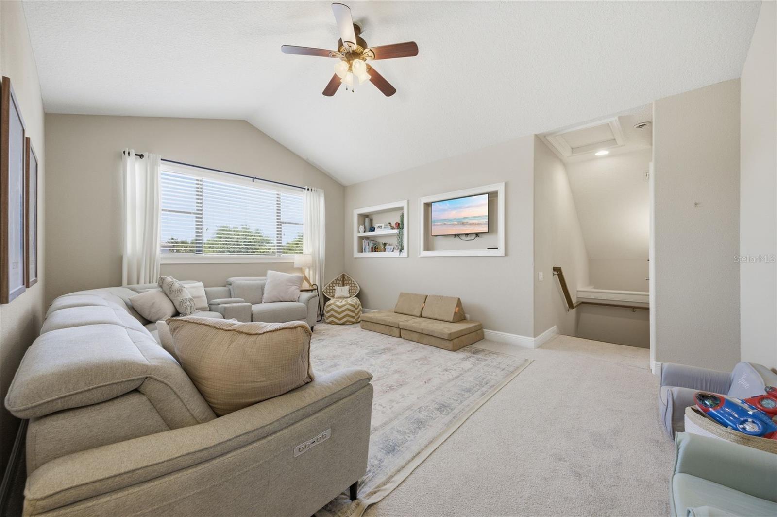 Second floor loft bonus room.