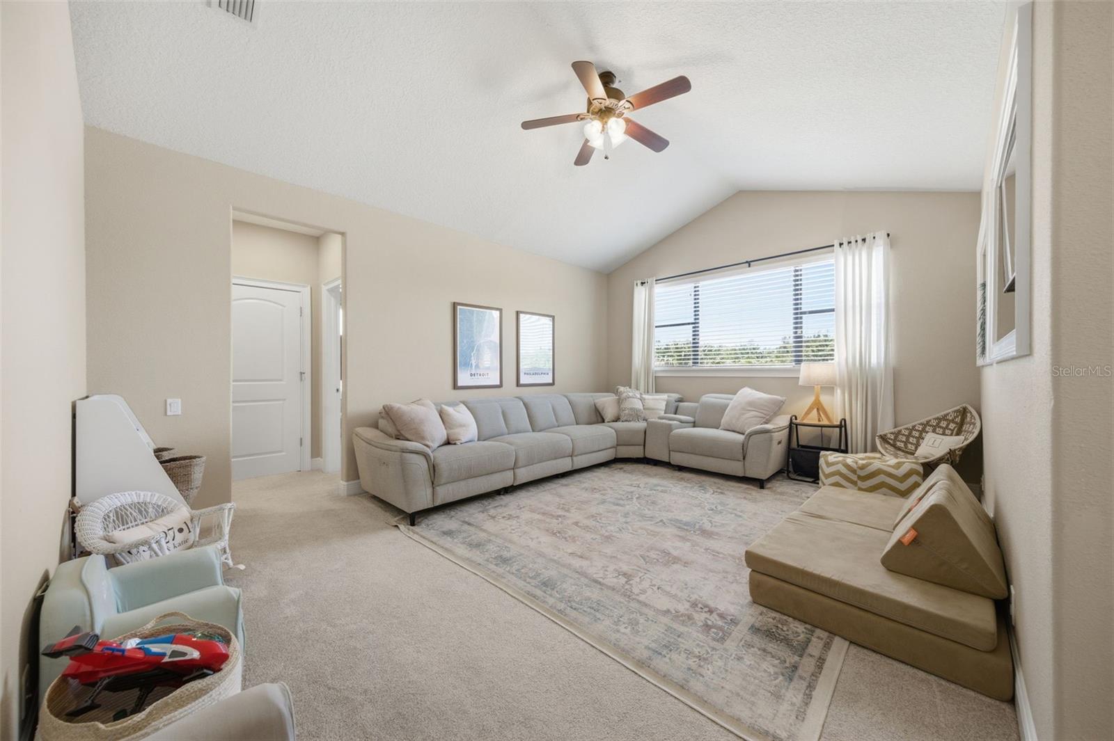 Second floor loft bonus room.