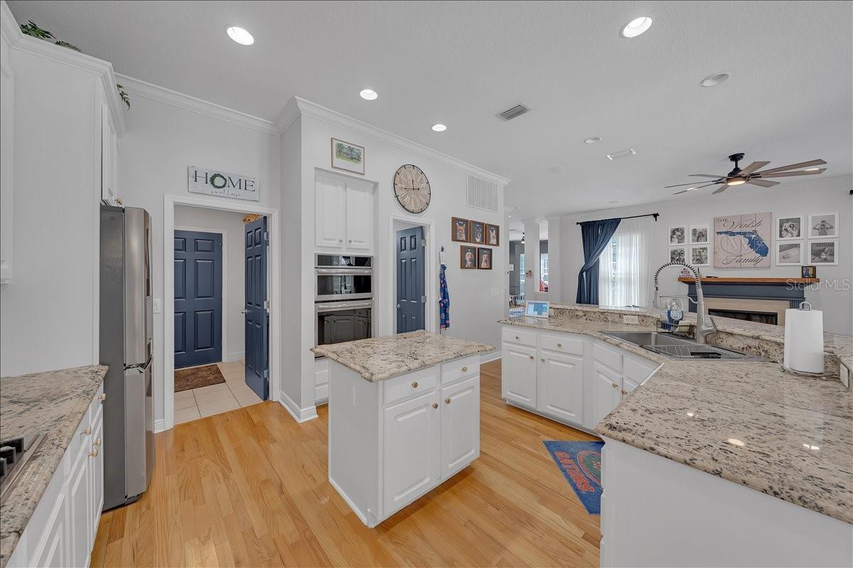 Open to the Family Room for Seamless Entertaining