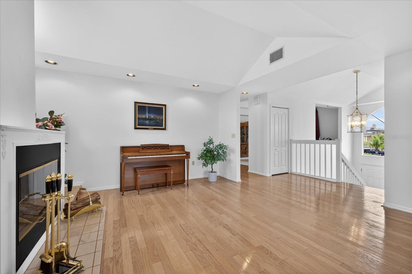 Top of stairs lving area