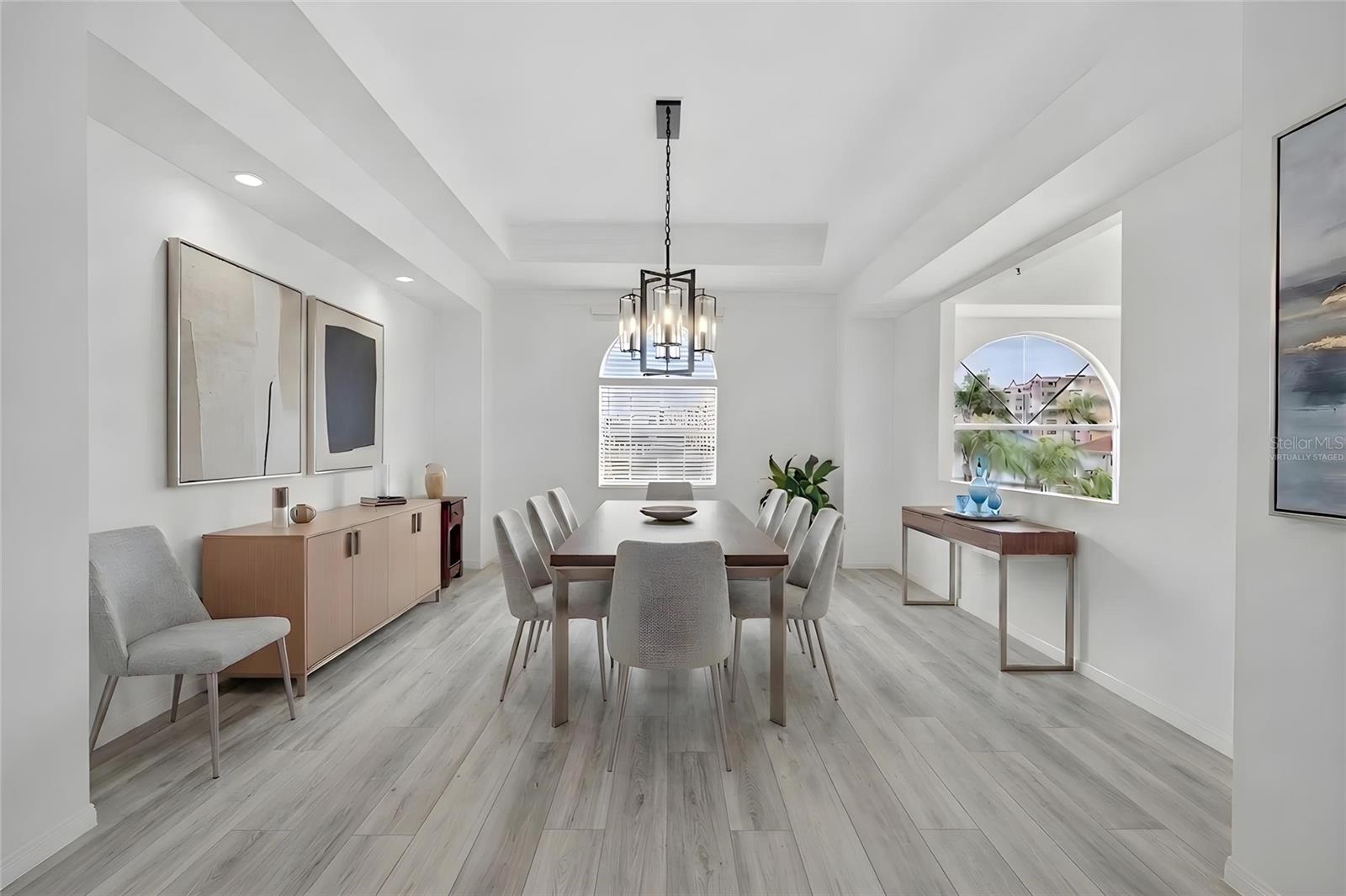 Dining room -virtually staged/updated