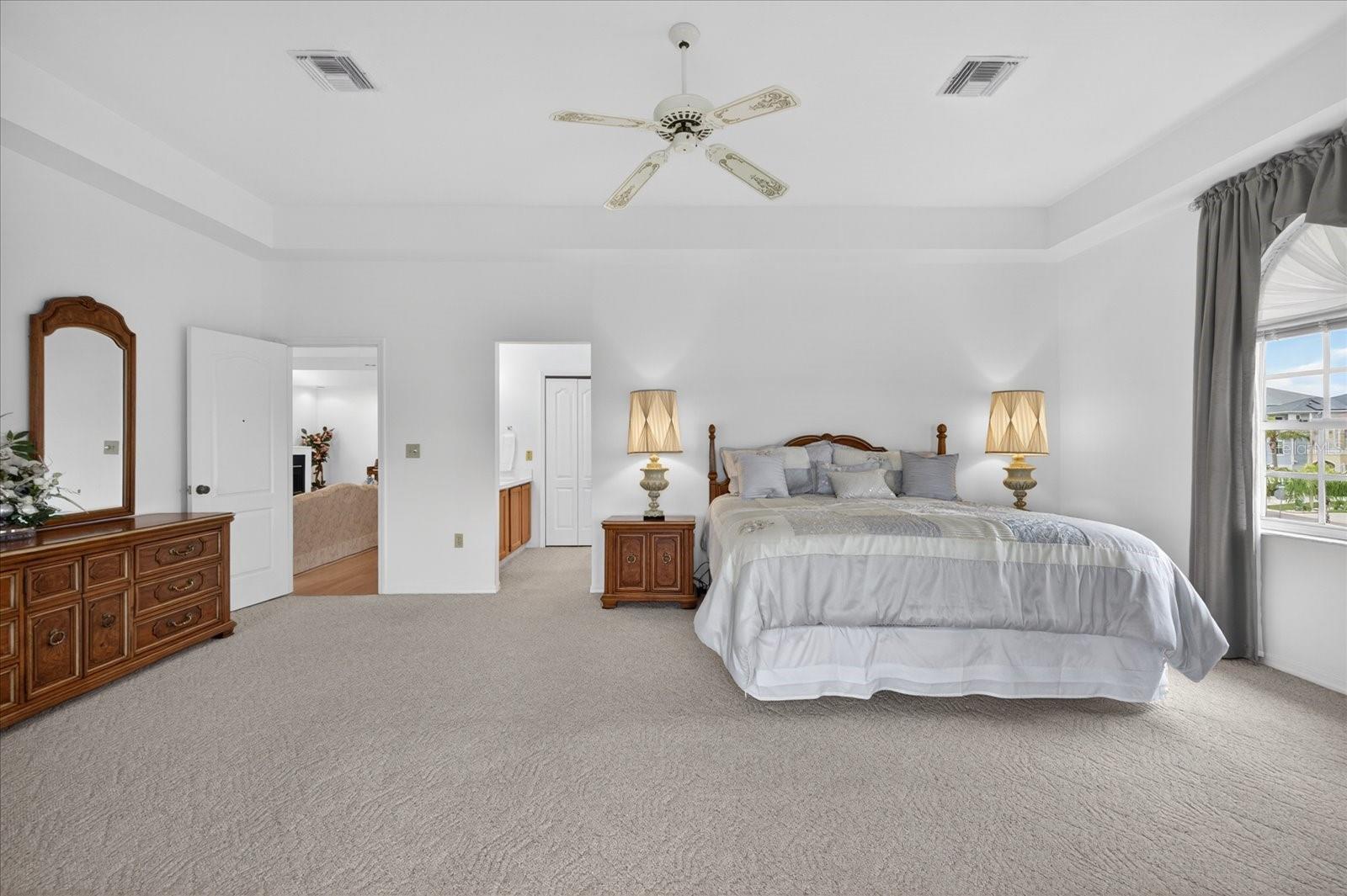 Primary suite looking from alcove(office/sitting room)