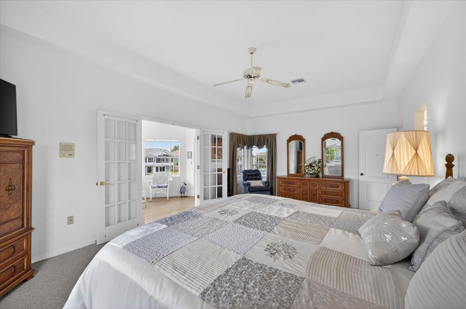 Primary suite looking towards alcove