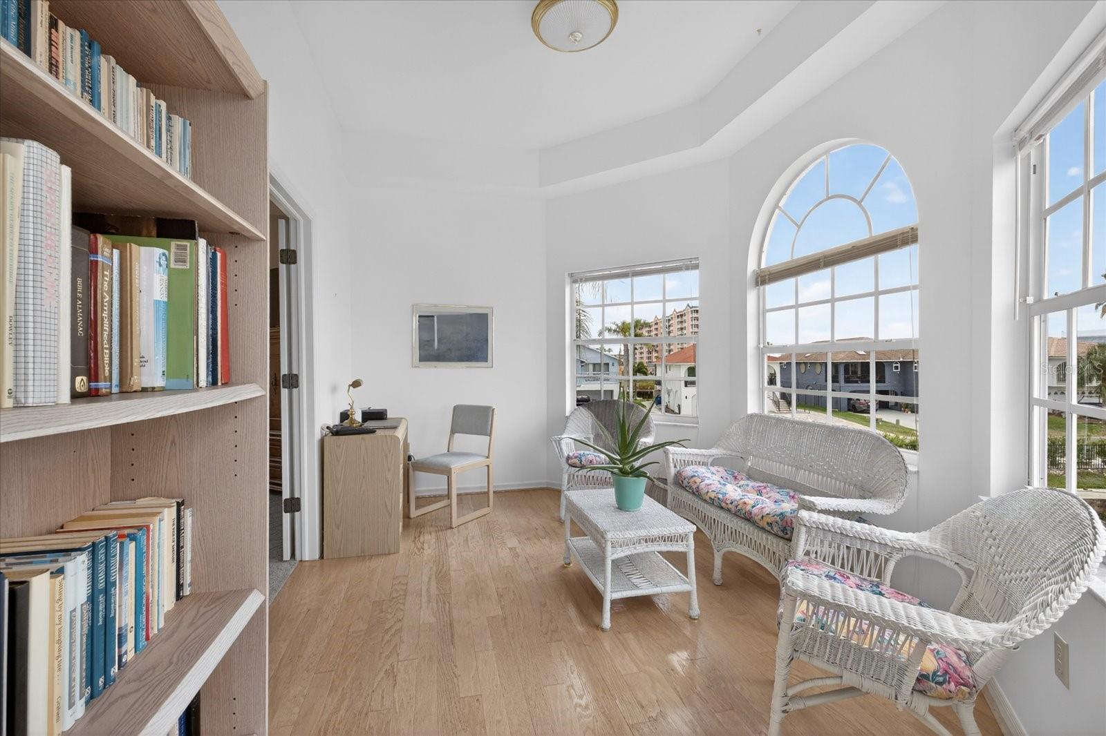 Alcove water views from primary suite.