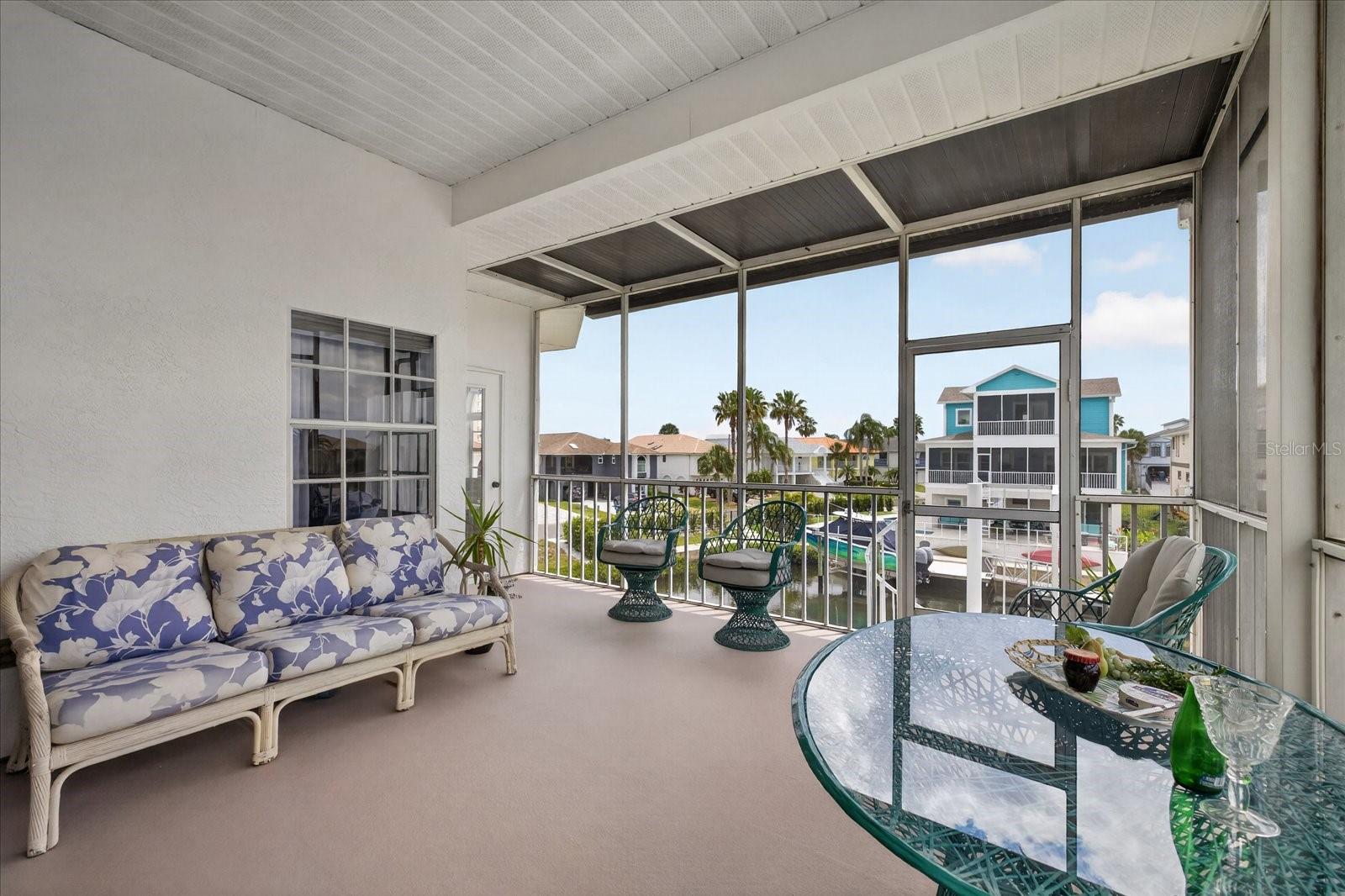 upper balcony water views