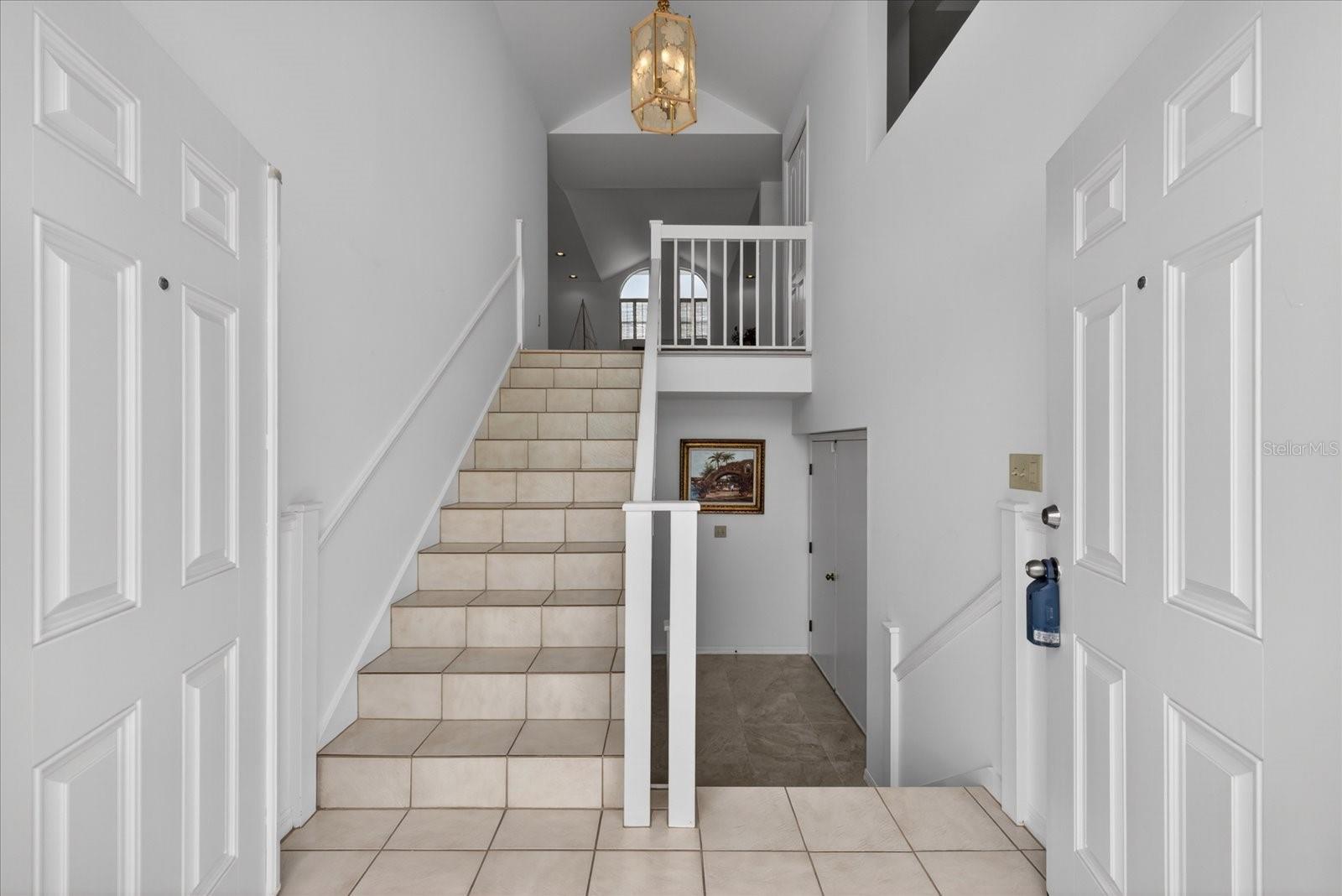 Entry level view from front door