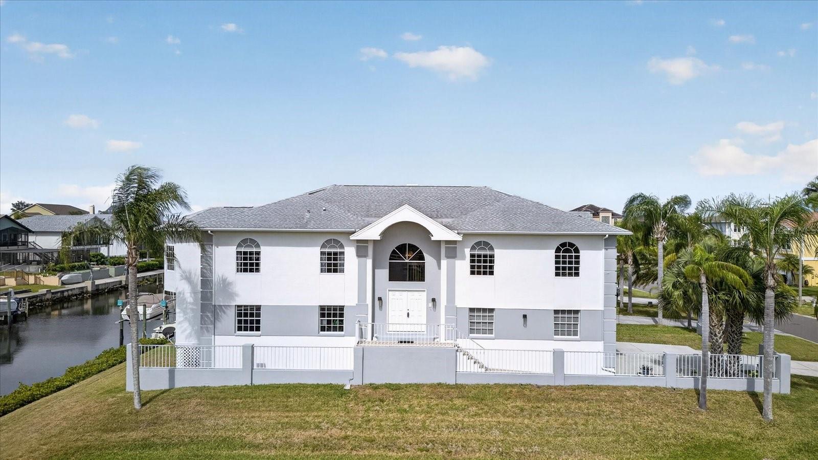 Front door view of home