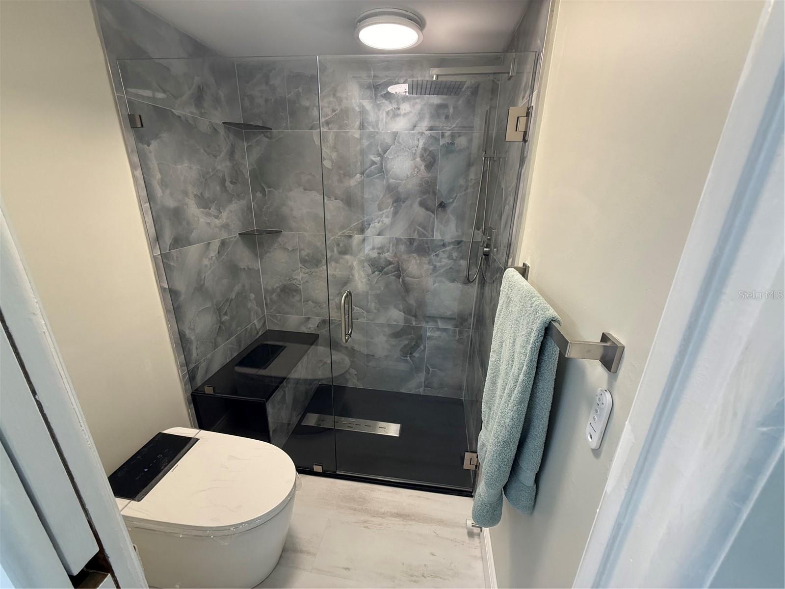 Primary Bathroom Water En Suit Water Closet with No Tub Shower