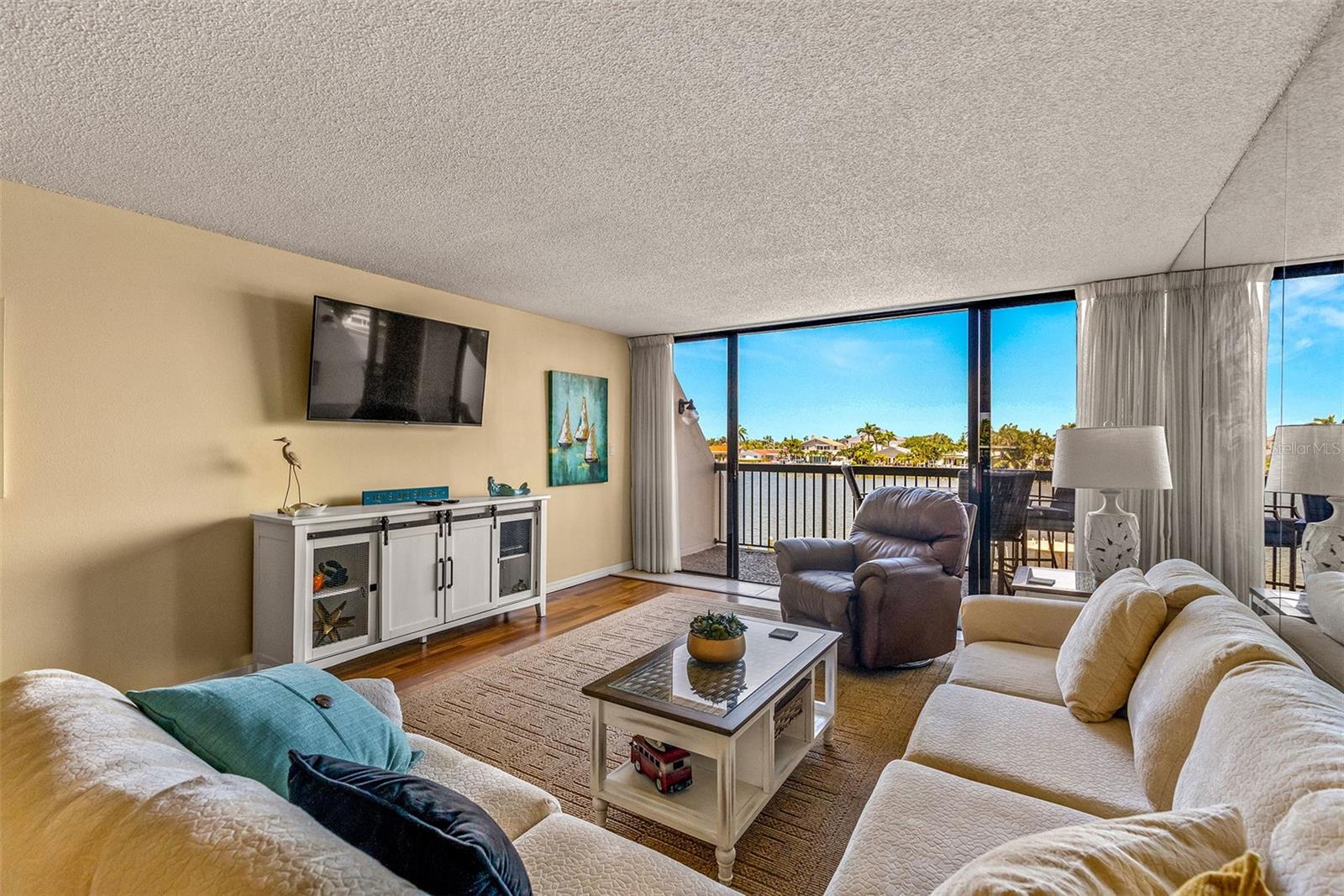 Water view from main living area