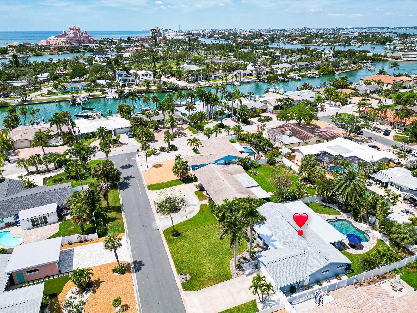 Aerial Vina Del Mar & iconic Don Cesar Hotel